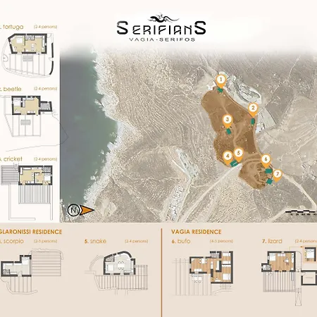 Tortuga House 180 Sea View - Serifians Residences Holiday home Vagia (Serifos)